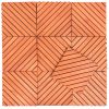 Dashiell 12-Diagonal Slat Eucalyptus Interlocking Deck Tile (Set of 10 Tiles)