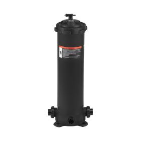 100 sq.ftÂ² Cartridge Pool Filter Valve 6142 GPH Swimming Pool Filtration System