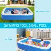 Free shipping 120" x 72" x 22" Inflatable Swimming Pool - Wall Thickness 0.4mm BlueYJ