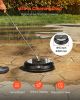 15" Pressure Washer Surface Cleaner 3000 Max PSI Plastic 2 Extended Wands