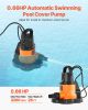 Automatic Pool Cover Pump Submersible Swimming 0.66 HP 3200 GPH 25 ft Cord