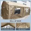Carport, 10Ã—20 Heavy Duty Portable Carport Garage Tent for Outdoor Storage Shelter khaki