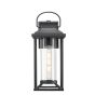 Outdoor Porch Lights, Textured Black Exterior Lighting Fixtures Wall Mount, Modern Outdoor Wall Sconce Lantern for House, Front Porch