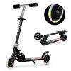 Scooter for Kids Ages 6-12;  Light Up Wheels Birthday Gifts Scooters for Kids Girls Boys Ages 3-5;  Easy Folding Kids Scooter with 3 Levels Adjustable