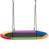 60 Inch Saucer Surf Outdoor Adjustable Swing Set