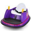 12V Electric Kids Ride On Bumper Car with Flashing Lights for Toddlers