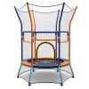 Mini Trampoline for Kids with Safety Enclosure Net and Foam Handles
