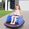 12V Electric Kids Ride On Bumper Car with Flashing Lights for Toddlers