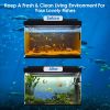 4 in 1 Submersible Aquarium Filter for 60 to 160Gallon Fish Tank Powerful Internal Fish Tank Filter with Biochemical Cotton Filter For Saltwater Fresh