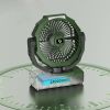 24000mAh Camping fan 9in Rechargeable Battery Operated USB Table Fan
