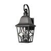 Outdoor Wall Light Fixtures, Waterproof Exterior Wall Sconce Porch Lights, Matte Black Outdoor Wall Lantern with Clear Glass