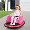 12V Electric Kids Ride On Bumper Car with Flashing Lights for Toddlers
