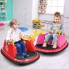 12V Electric Kids Ride On Bumper Car with Flashing Lights for Toddlers