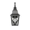 Outdoor Wall Light Fixtures, Waterproof Exterior Wall Sconce Porch Lights, Matte Black Outdoor Wall Lantern with Clear Glass