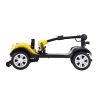 Four wheels Compact Travel Foldable Outdoor Electric Power Mobility Scooter for Adult with LED Lights