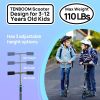 Scooter for Kids Ages 5-8;  Kick Scooter with Adjustable Handlebars and Rear Brake Aluminum Frame;  Lightweight;  Scooter for Kids Ages 3-10