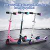 Scooter for Kids Ages 5-8;  Kick Scooter with Adjustable Handlebars and Rear Brake Aluminum Frame;  Lightweight;  Scooter for Kids Ages 3-10