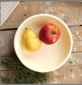 Resin Salad Bowl - Premium Serve Bowl For Home And Kitchen (Option: Off White)